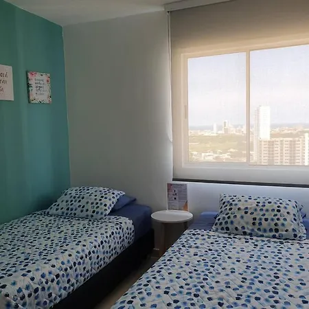 Acogedor Apto En Piso 22 Vista Al Mar Apartamento Cartagena